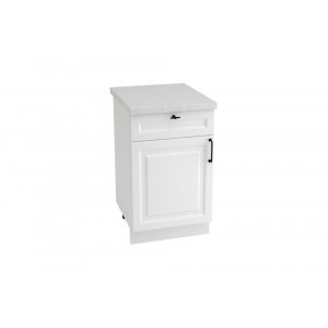 Шкаф нижний с 1 ящиком ШН1Я 500 НИЦЦА ROYAL (BLANCO) 500 мм