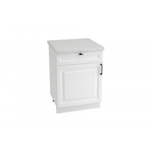 Шкаф нижний с 1 ящиком ШН1Я 600М НИЦЦА ROYAL (BLANCO) 600 мм