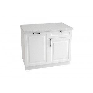 Шкаф нижний с 1 ящиком ШН1Я 1000 НИЦЦА ROYAL (BLANCO) 1000 мм